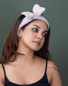Plush Bow Facial Band