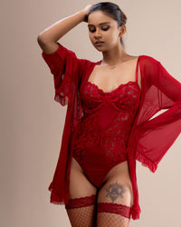 Crimson Desire Bodysuit