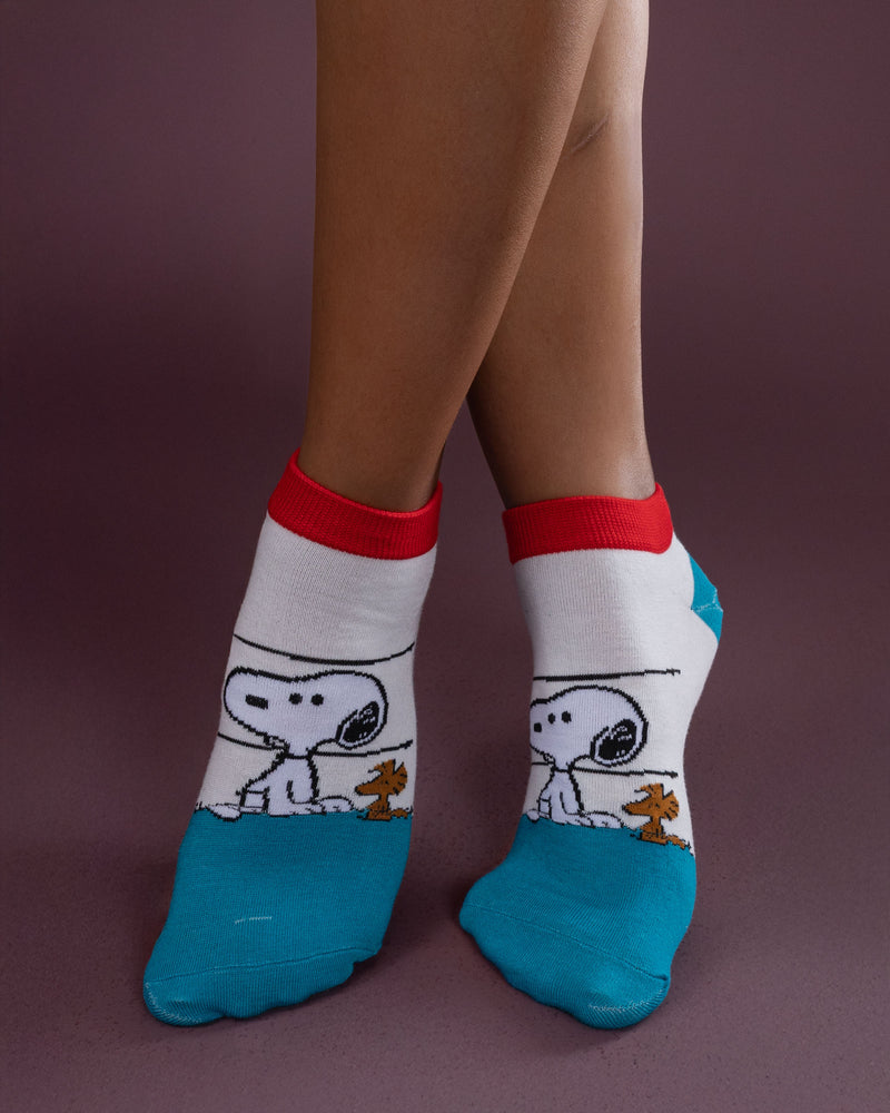Snoopy &  Charlie Brown Ankle Socks