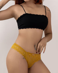 French Lace Thong