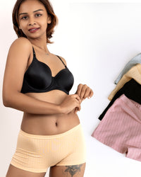 Ribbed Cotton Boyshorts