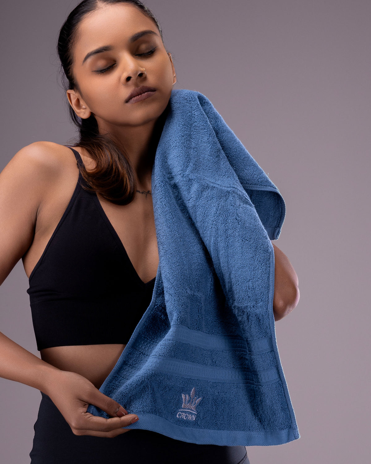 Crown Luxe Gym Towel