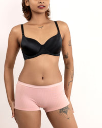 Ribbed Cotton Boyshorts