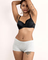 Ribbed Cotton Boyshorts