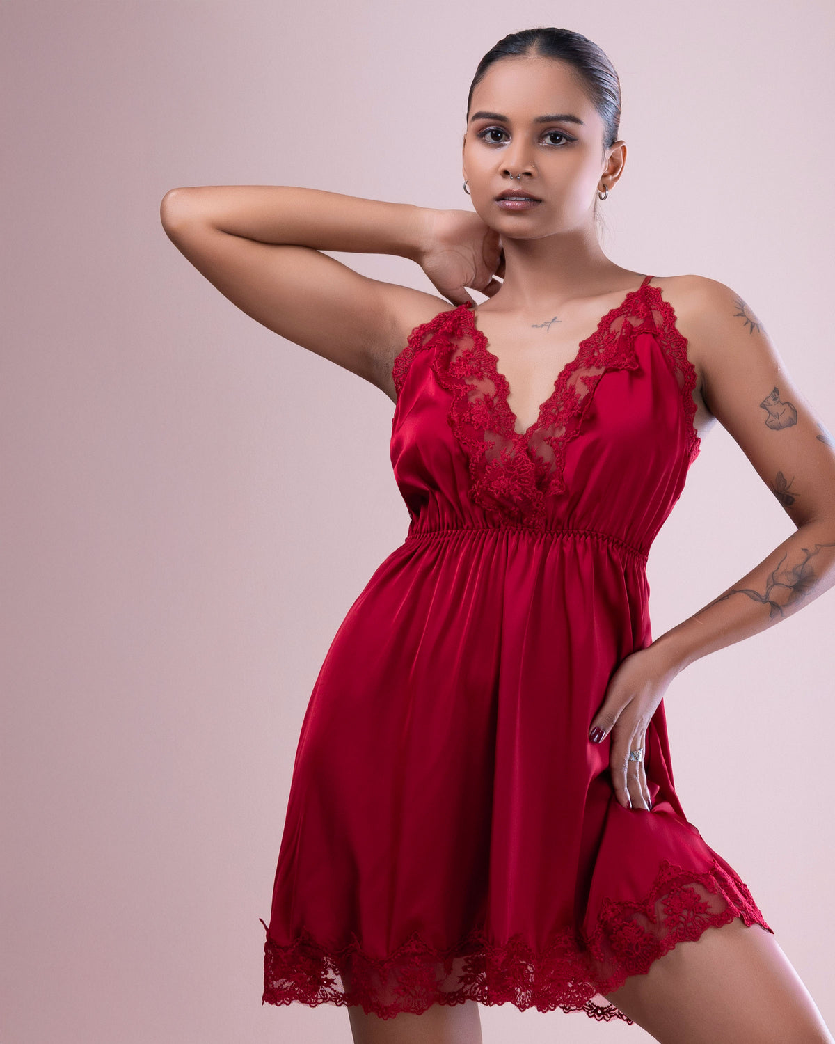 Night dress with matching  robe