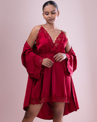 Night dress with matching  robe