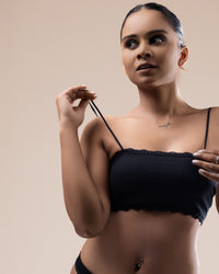 Trim Lace Bandeau Bra