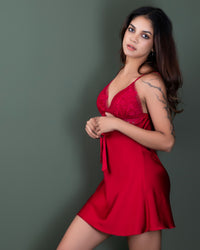 Luna Satin Lace Chemise