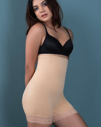 High-Waist Shaping Shorts