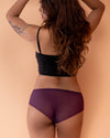Mesh Brief with Embroidery