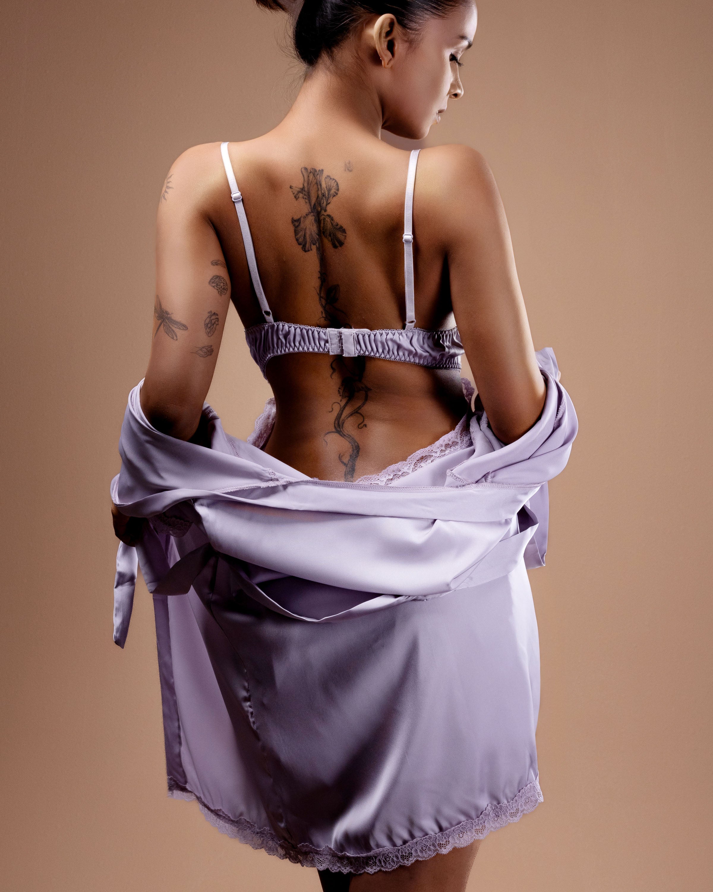 Babydoll with a matching robe