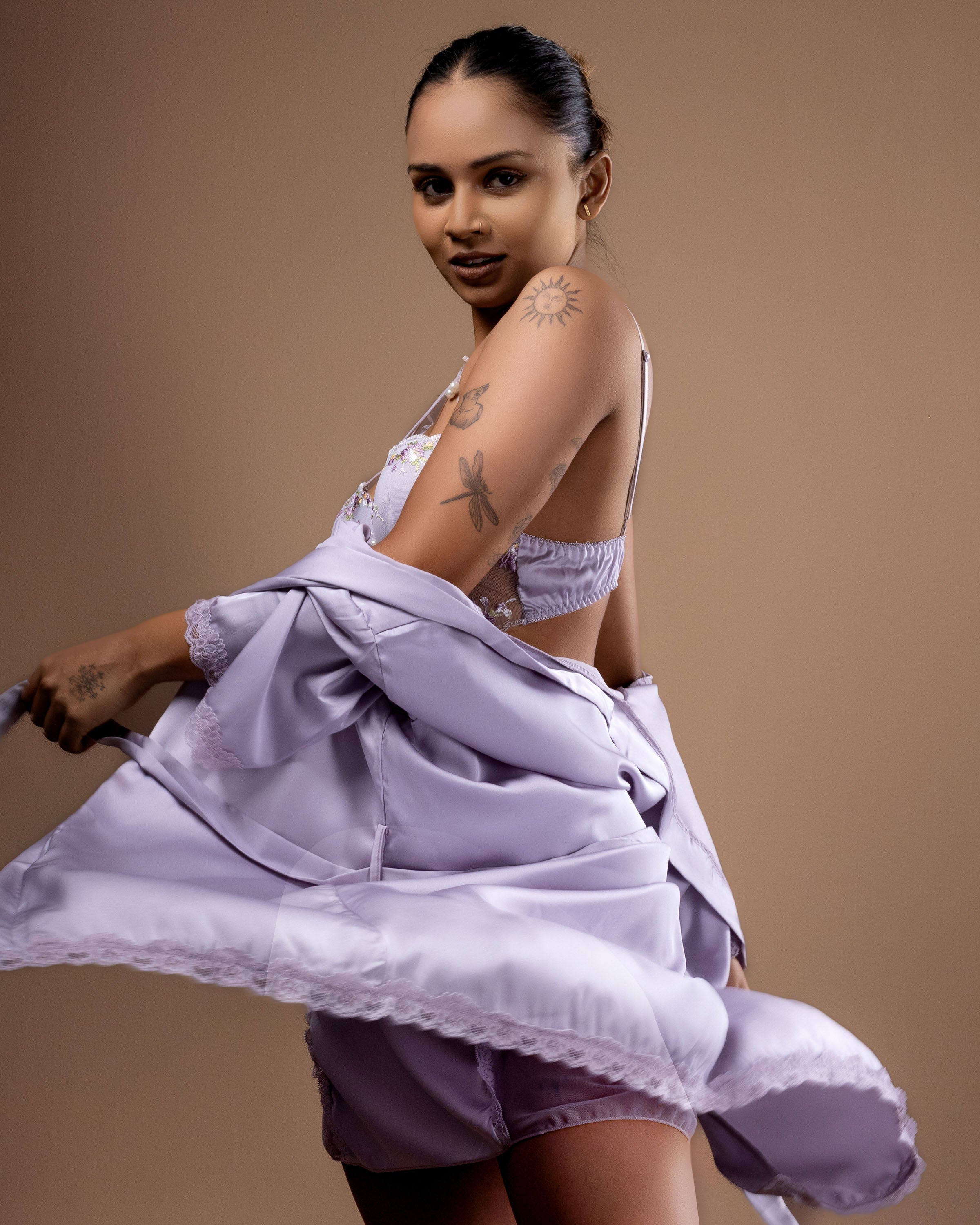 Babydoll with a matching robe