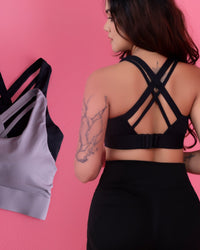 Cross-Back Sports Bra