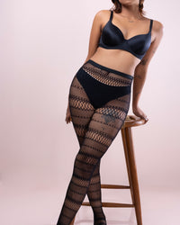 Midnight Mesh tights