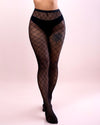 Midnight Mesh tights