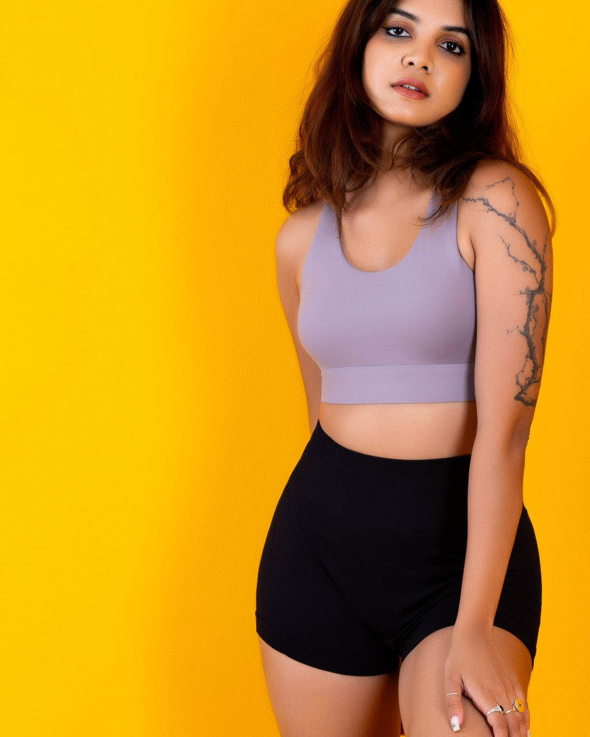 Cross-Back Sports Bra