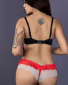 Purl lace G-string