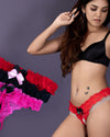 Purl lace G-string