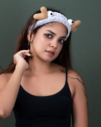 Soft Reindeer Facial Band