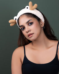 Soft Reindeer Facial Band