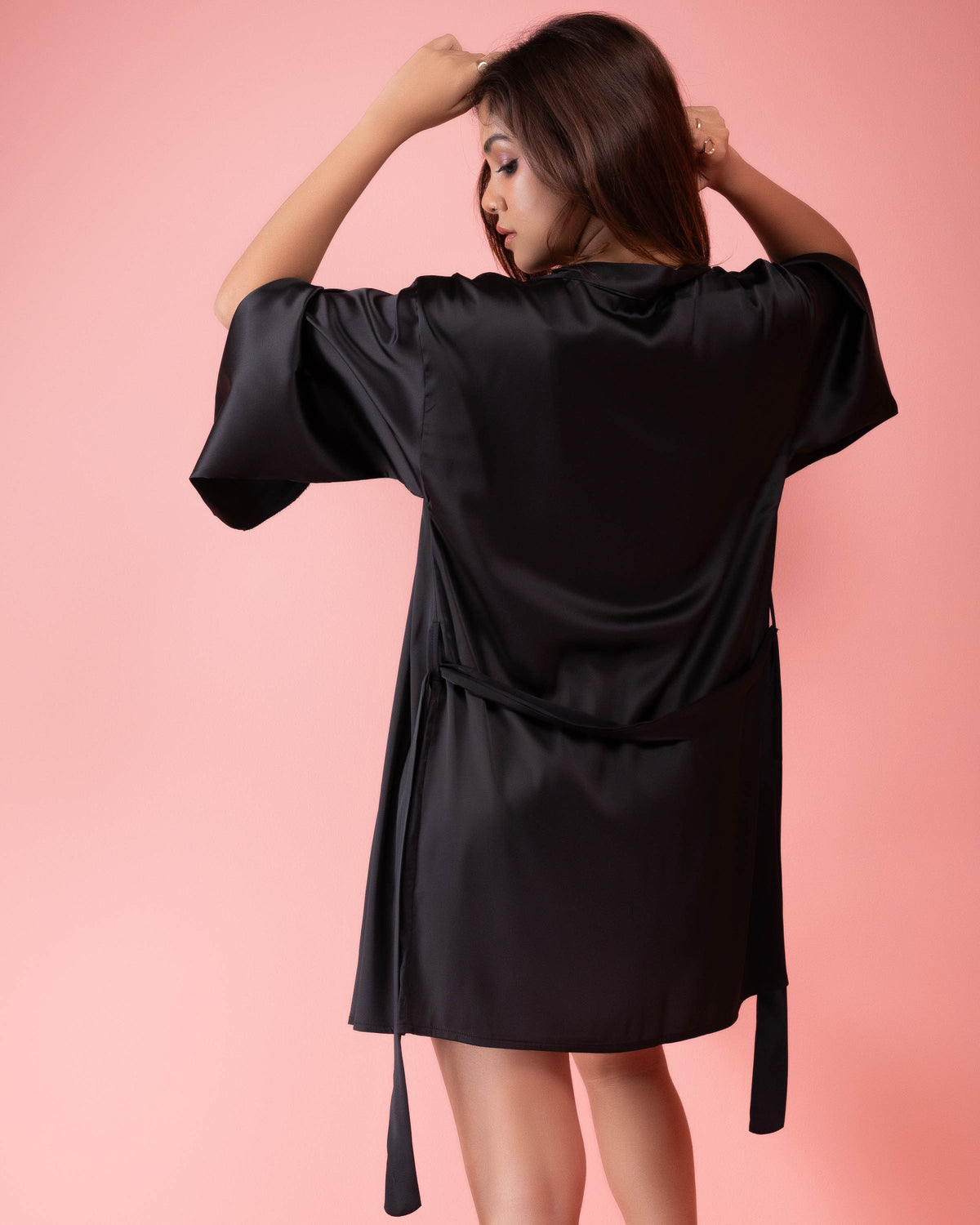 Matching Satin Robe