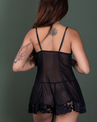 Sheer Lace Babydoll
