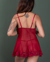 Sheer Lace Babydoll