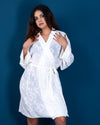 Sheer Elegance White Robe