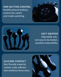 Octopus Head Massager with Bluetooth – Relax, Recharge