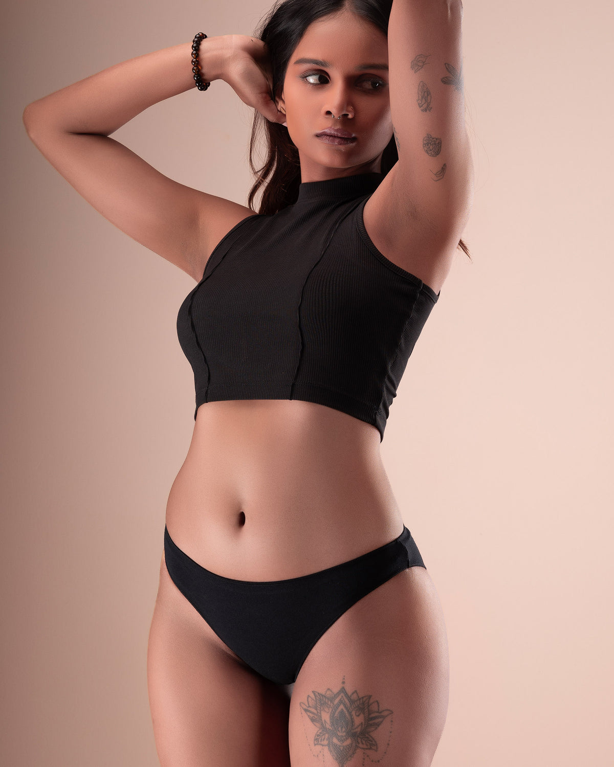 Women's cotton tanga underwear.
