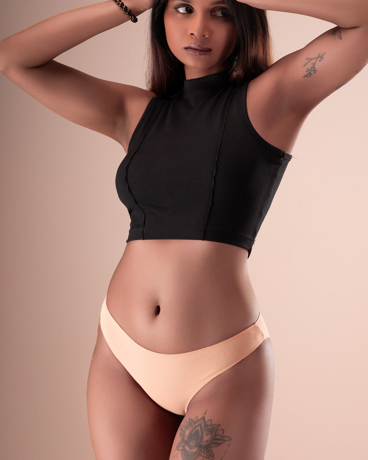 Women's cotton tanga underwear.